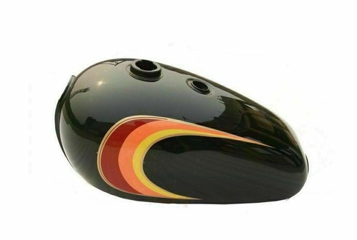 Triumph t140 black paint gas - black,