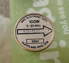 Bird 43 Wattmeter Element Slug