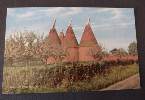 Postcard kentish oast houses - postcard,,