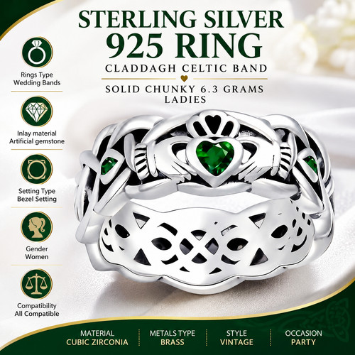 Sterling silver 925 ring - silver,