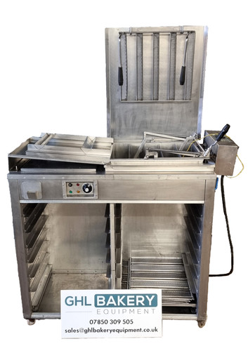 Dca donut fryer half - dca,