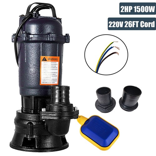 2hp 220v submersible sump pump - 220v,