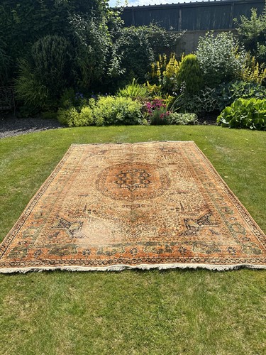 Large vintage turkestan wool - large, "turkestan"