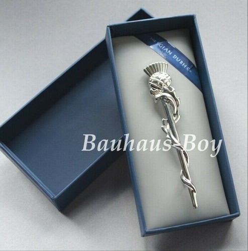 Kilt pin pewter thistle - kilt,