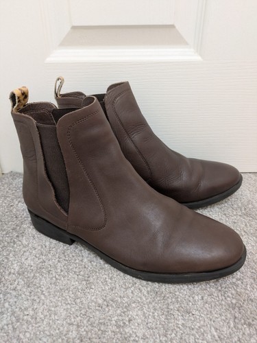 Joules leather chelsea boot - leather,