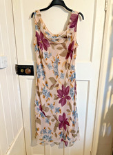 Fashion Debut Floral Chiffon Maxi Dress Size 20 Beaded Layered Wedding Guest