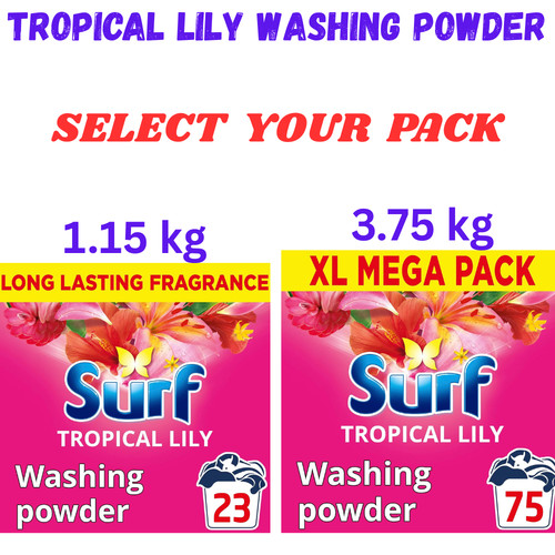 Surf tropical lily washing - surf,