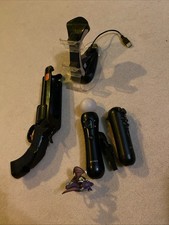 PlayStation 3 Move Controllers With Dock And Spyro