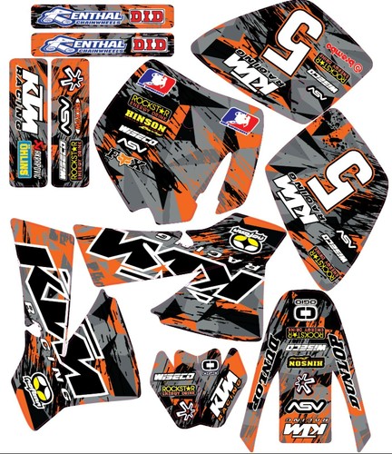 Ktm sx50 graphics mini - graphics,