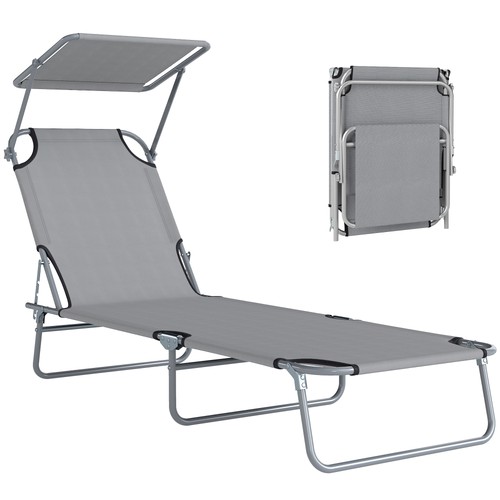 Outsunny folding chair - chair, sun