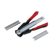 Hog Ring Pliers Tool Kit with 100 Clips Car Seat Cover Upholstery Fencing Repair