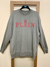 Philipp Plein Top Grey Size 3XL Used in perfect condition