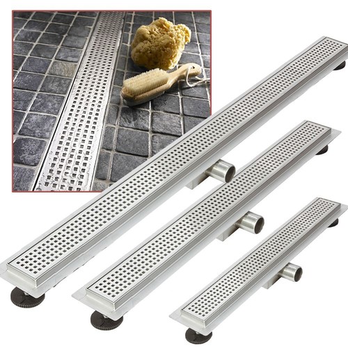 Linear shower drain - shower, stainless