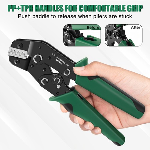 Ratchet crimper wire plier - crimper,