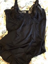 MAGISCULPT 42DD ELLA GLOSSY BODYSHAPER ALL ONE GIRDLE CORSELETTE VINTAGE