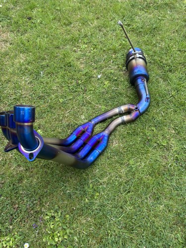 Honda cb650r blue exhaust - cb650r,