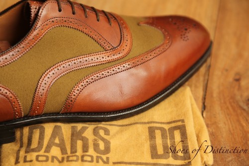 Edward green tan - green, leather
