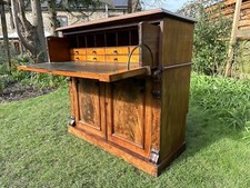 Antique Flame Mahogany Bureau
