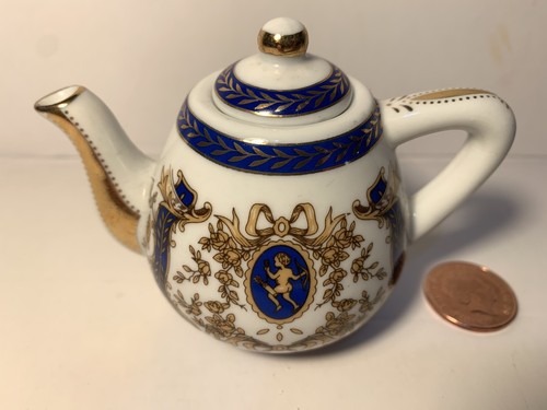 Miniature teapot porcelain - miniature,