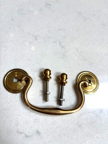 Vintage drop handle 5cm for - handle, 9.5cm