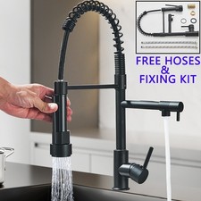 Black Kitchen Sink Mixer Taps