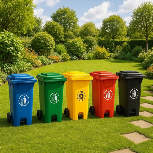 Large wheelie pedal bin - wheelie,