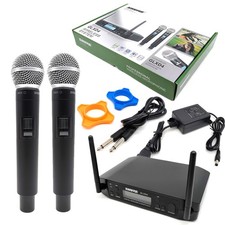 For Shure GLXD4 Vocal SM58 Dual Channel Wireless Microphone System UHF Handheld