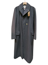 Genuine British Royal Navy Issue Man's Ratings Wool Great Coat Size 188/100 #255