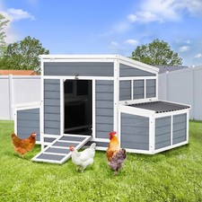56" Wooden Large Chicken Coop