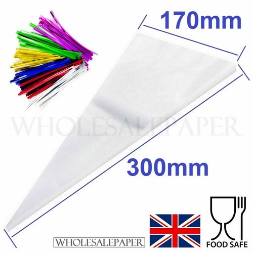 Sweet cone bags clear - sweet,