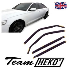 Heko Wind Deflectors For Audi A6 C7 Saloon 2011-2018 4PCs Tinted