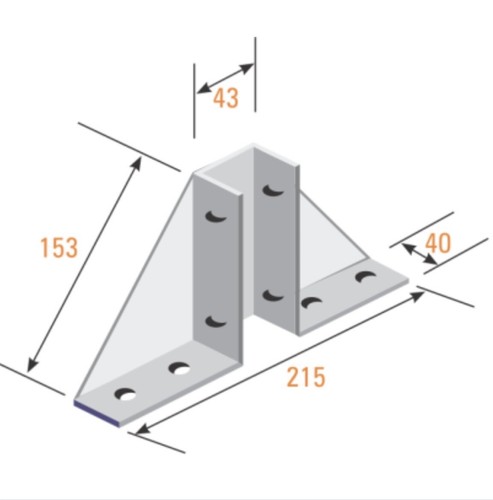 Unistrut gusset delta bracket - gusset/delta,