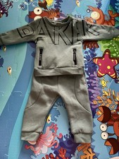 Boys Baker by Ted Baker (0-6yrs) Letter Sweater and Jogger Set - greenish