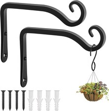 2Pcs Hanging Basket Bracket