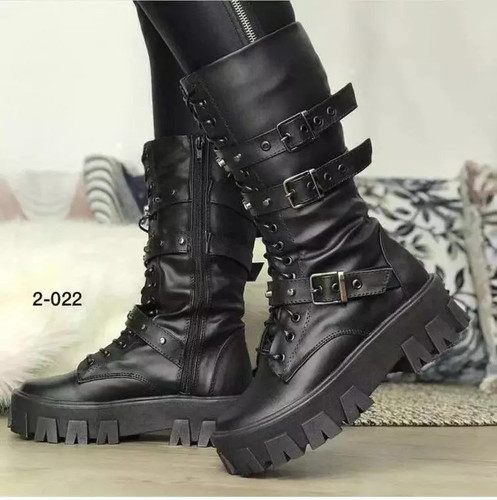 Womens biker boots shoes - biker,