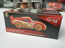 2/5 Disney Pixar Cars Dirt Track Lightning McQueen Diecast 1:55 in sealed box
