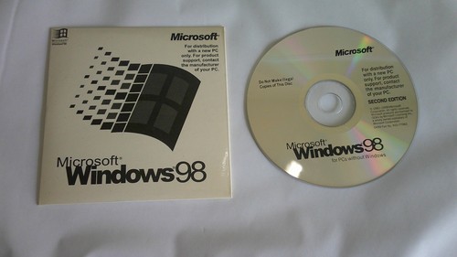 Microsoft windows second - microsoft, 98