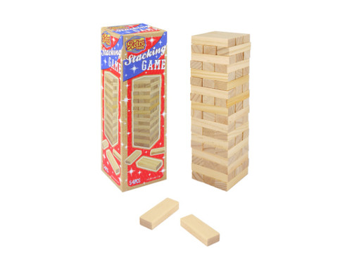 54pcs wooden tumbling - tumbling, tower