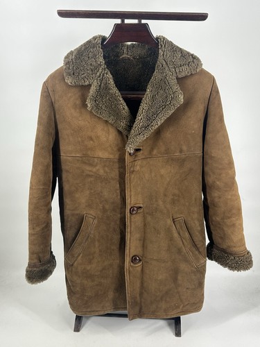 1970s vintage sheepskin coat - sheepskin,