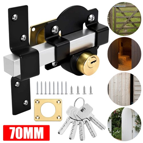 Double locking long throw gate - locking,
