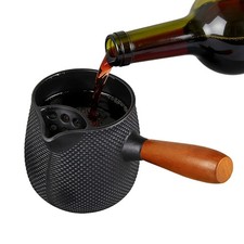 Cast Iron Kettle 600ml Wooden