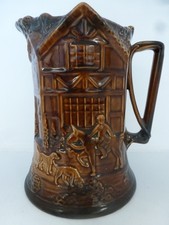 Vintage Musical Music Box Pitcher Jug 'The Huntsman' John Peel - Working