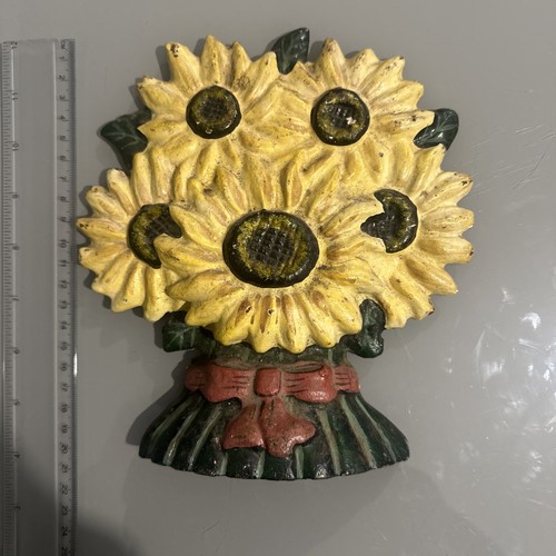 Vintage cast iron door - iron, stop