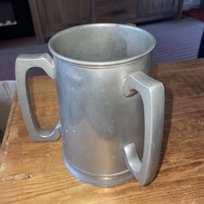 Antique Pewter Loving Cup
