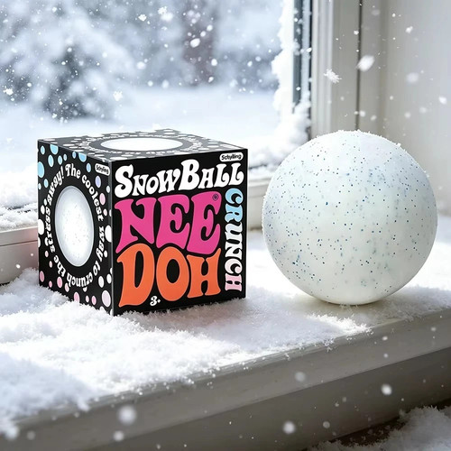 Needoh snowball crunch - crunch, stress