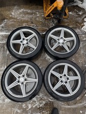 18'' GENUINE MERCEDES AMG C CLASS W205 5 SPOKE ALLOYS WHEELS ALLOY