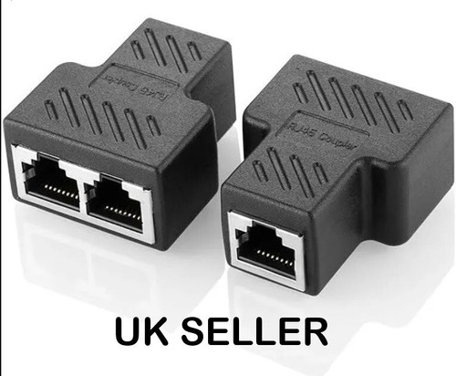 Rj45 splitter connector female - connector,
