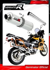 XRV 750 AFRICA TWIN Exhaust ROUND Dominator Racing silencer 1996 1997 1998 1999