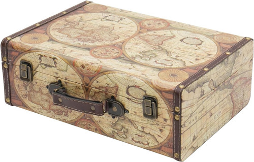 Vintage decorative suitcase - vintage,