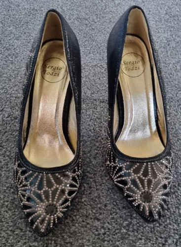 Ladies black with - , accent